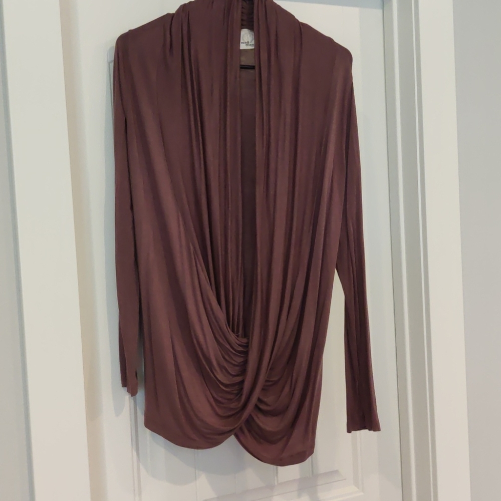 Drapped shirt